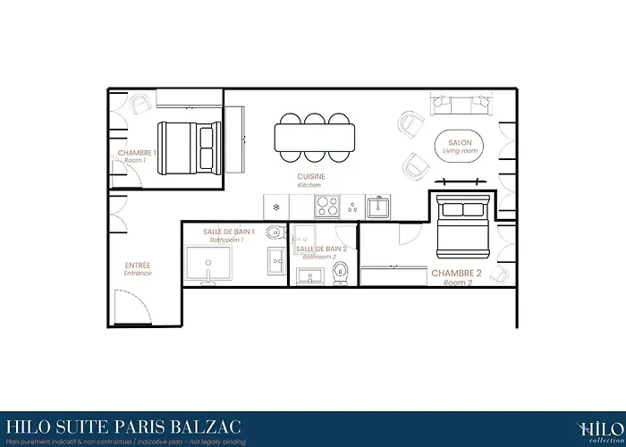 Balzac By Hilo Collection - 6 People - 63m2 Apartment Paris